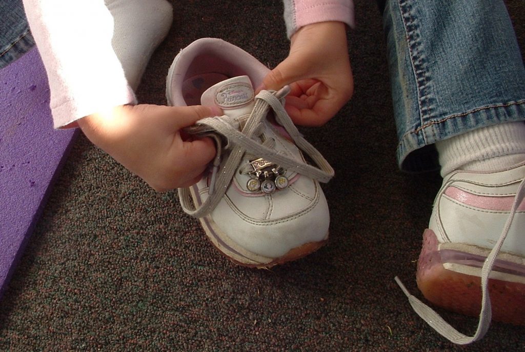 zapatilla de niña