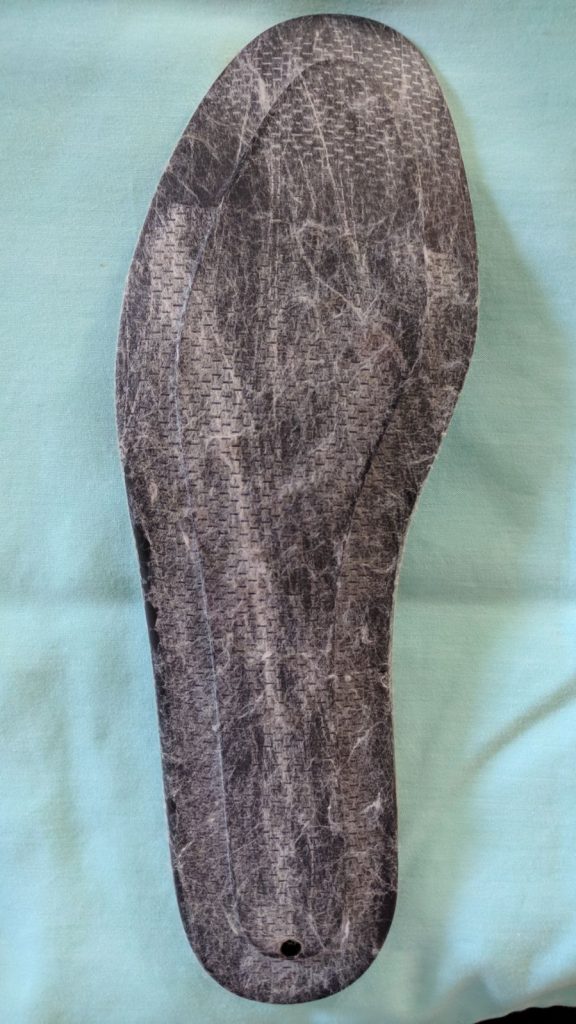 El cambrillón es la parte que da rigidez al zapato. (Foto: Javier Ruiz). 